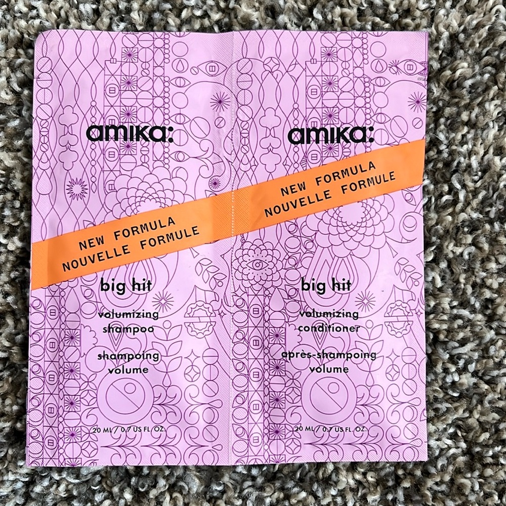 Amika big hit volumizing shampoo and volumizing conditioner